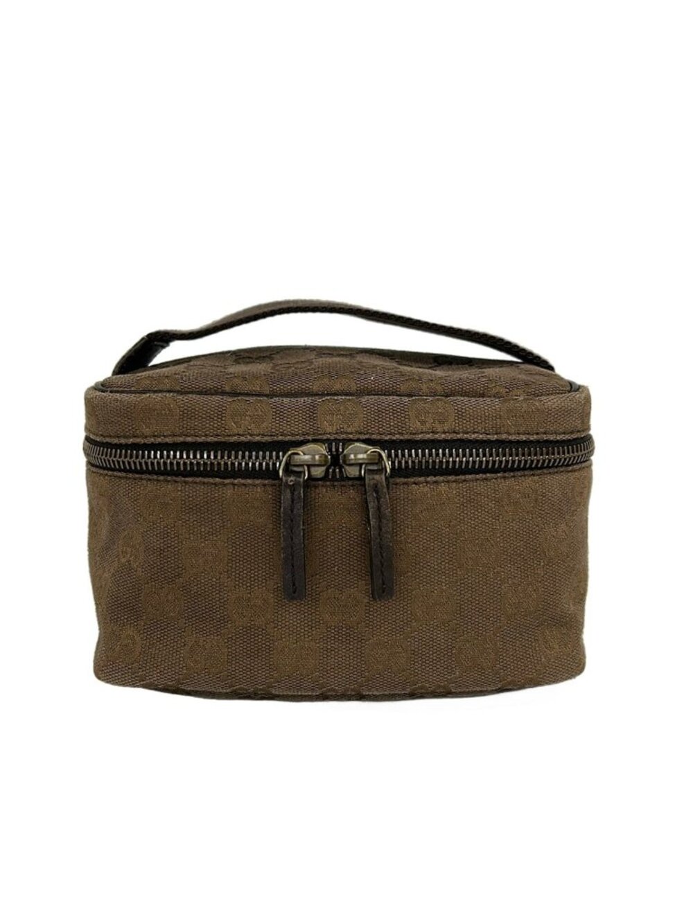Gucci Vanity Bag GG Pattern Brown